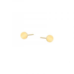 Kolczyki złote sztyft pinezki