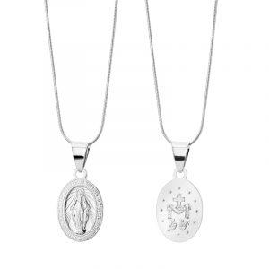 Medalik srebrny Cudowny Medalik