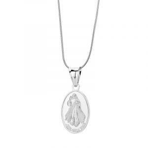 Medalik srebrny Jezu Ufam Tobie