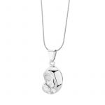 Medalik srebrny Madonna z Dzieciątkiem