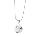 Medalik srebrny Matka Boska Karmiąca