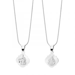 Medalik srebrny Matka Boska Szkaplerzna