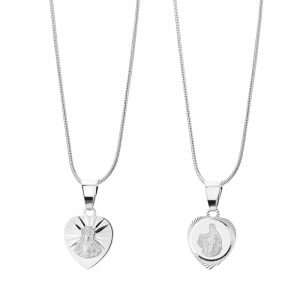 Medalik srebrny Matka Boska Szkaplerzna