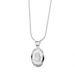 Medalik srebrny Matka Boska