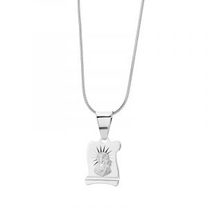 Medalik srebrny Matka Boska