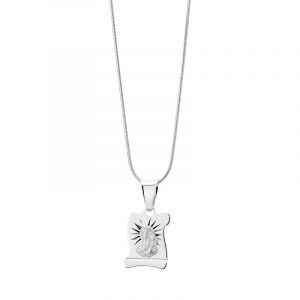 Medalik srebrny Matka Boska