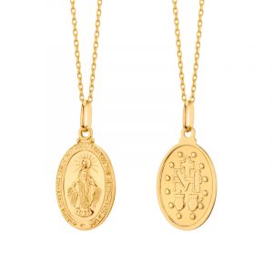 Medalik złoty Cudowny Medalik