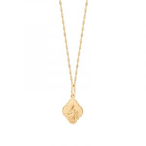 Medalik złoty Szkaplerz