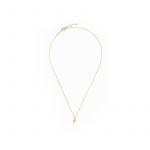 Naszyjnik pozłacany z kłódką i kluczem