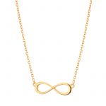 Naszyjnik pozłacany z nieskończonością