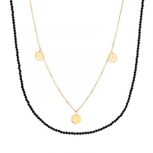 Naszyjnik pozłacany