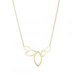 Naszyjnik srebrny pozłacany