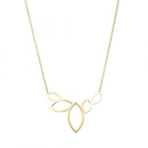 Naszyjnik srebrny pozłacany