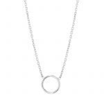 Naszyjnik srebrny ring