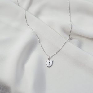 Naszyjnik srebrny stópki