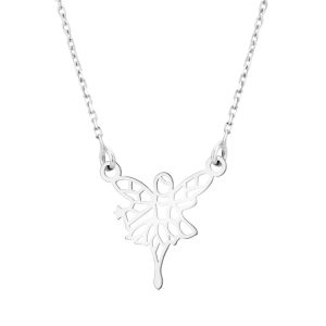 Naszyjnik srebrny wróżka z kolekcji Origami
