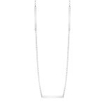 Naszyjnik srebrny z blaszkami