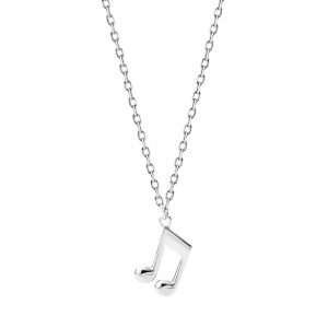 Naszyjnik srebrny z nutą