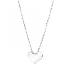 Naszyjnik srebrny z sercem