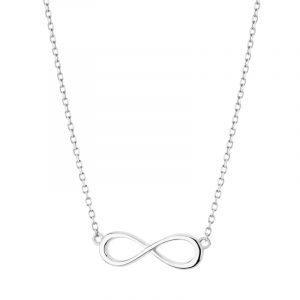Naszyjnik srebrny znak nieskończoności