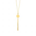 Naszyjnik złoty krawatka