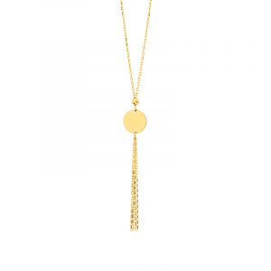 Naszyjnik złoty krawatka