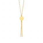 Naszyjnik złoty krawatka