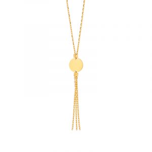 Naszyjnik złoty krawatka