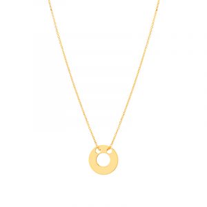 Naszyjnik złoty ring