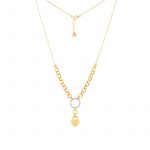 Naszyjnik złoty z kłódką