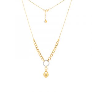 Naszyjnik złoty z kłódką