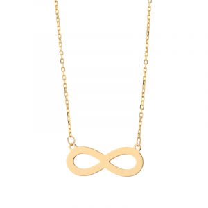 Naszyjnik złoty z nieskończonością