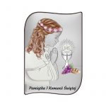 Pamiątka I Komunii Św. Dziewczynka 8,5×12,5 cm