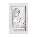 Pamiatka I Komunii Św. dziewczynka 11,5×17,5 cm