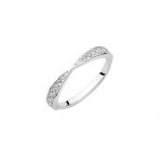 Pierścionek srebrny ring z cyrkoniami