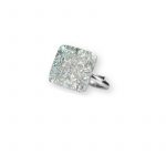 Pierścionek srebrny ze szkłem weneckim