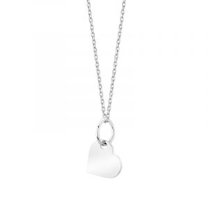 Zawieszka srebrna gładkie serce