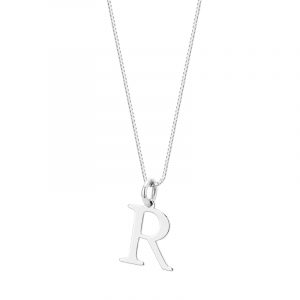 Zawieszka srebrna litera R – 1 cm