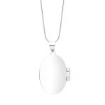 Zawieszka srebrna owalne puzderko