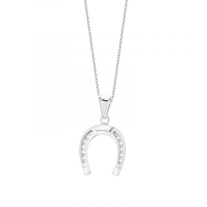 Zawieszka srebrna podkowa