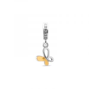 Zawieszka srebrna pokryta złotem pr. 375