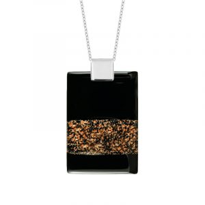 Zawieszka srebrna ze szkłem weneckim