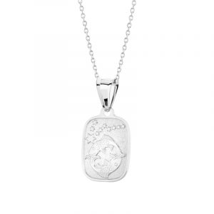 Zawieszka srebrna znak zodiaku Ryby