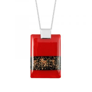 Zawieszka srebrna – szkło weneckie