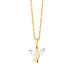 Zawieszka złota aniołek