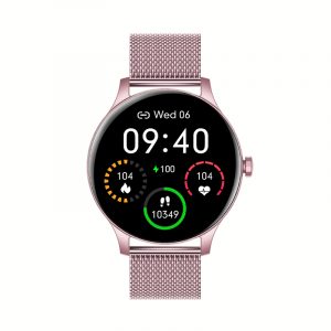 Smartwatch Garett Classy różowy stalowy
