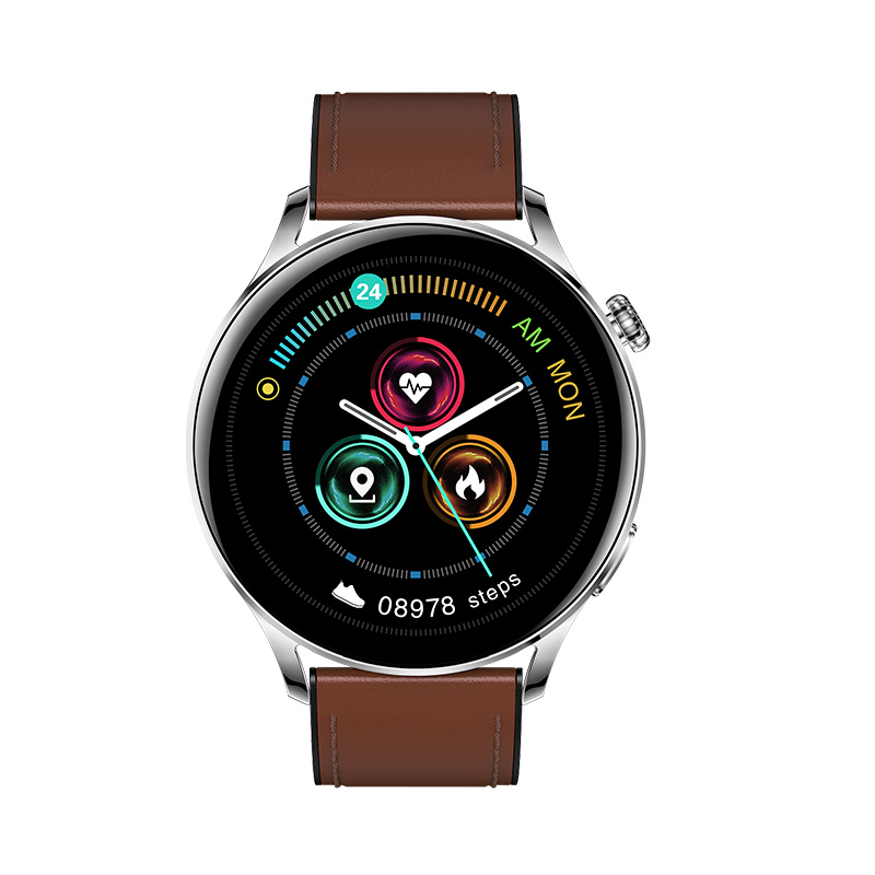 Smartwatch Garett Men Elegance RT jasny brąz skórz Smartwatch Garett Men Elegance RT jasny brąz skórz