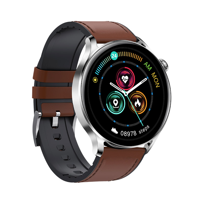 Smartwatch Garett Men Elegance RT jasny brąz skórz Smartwatch Garett Men Elegance RT jasny brąz skórz