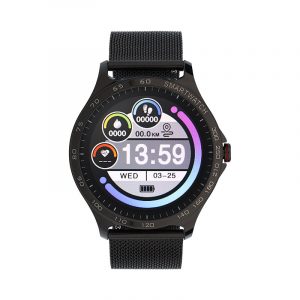 Smartwatch Garett Sport Factory RT czarny, stalowy
