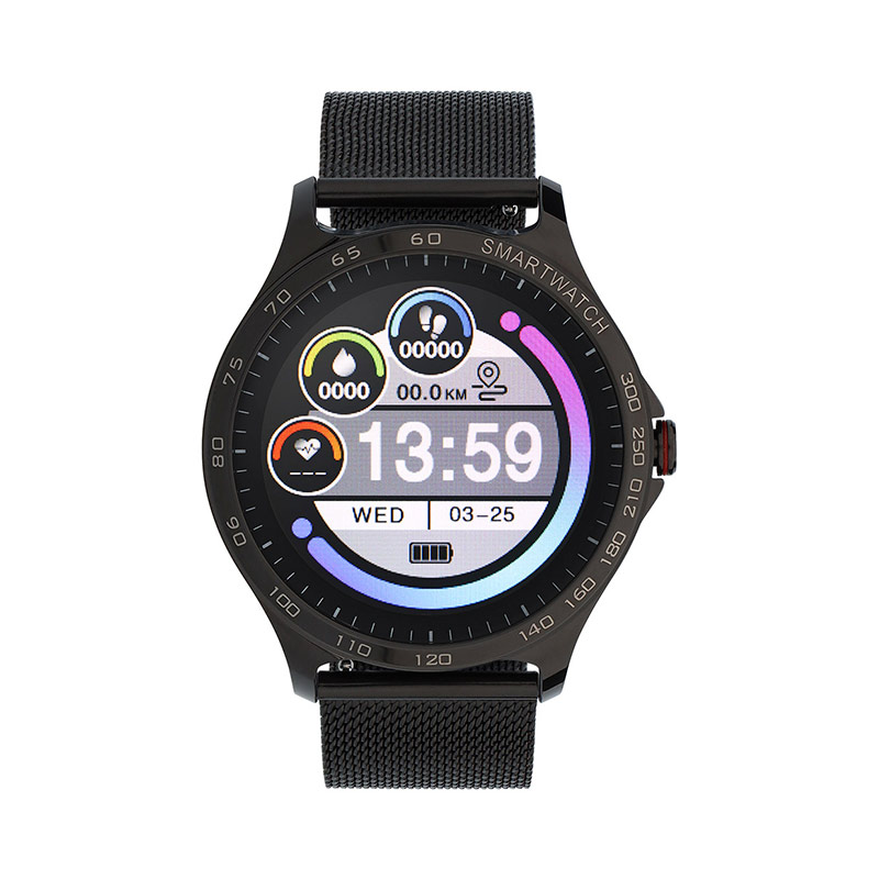 Smartwatch Garett Sport Factory RT czarny, stalowy Smartwatch Garett Sport Factory RT czarny, stalowy